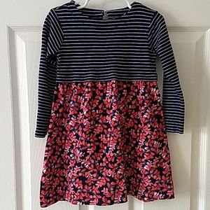 Joules stripe/floral dress